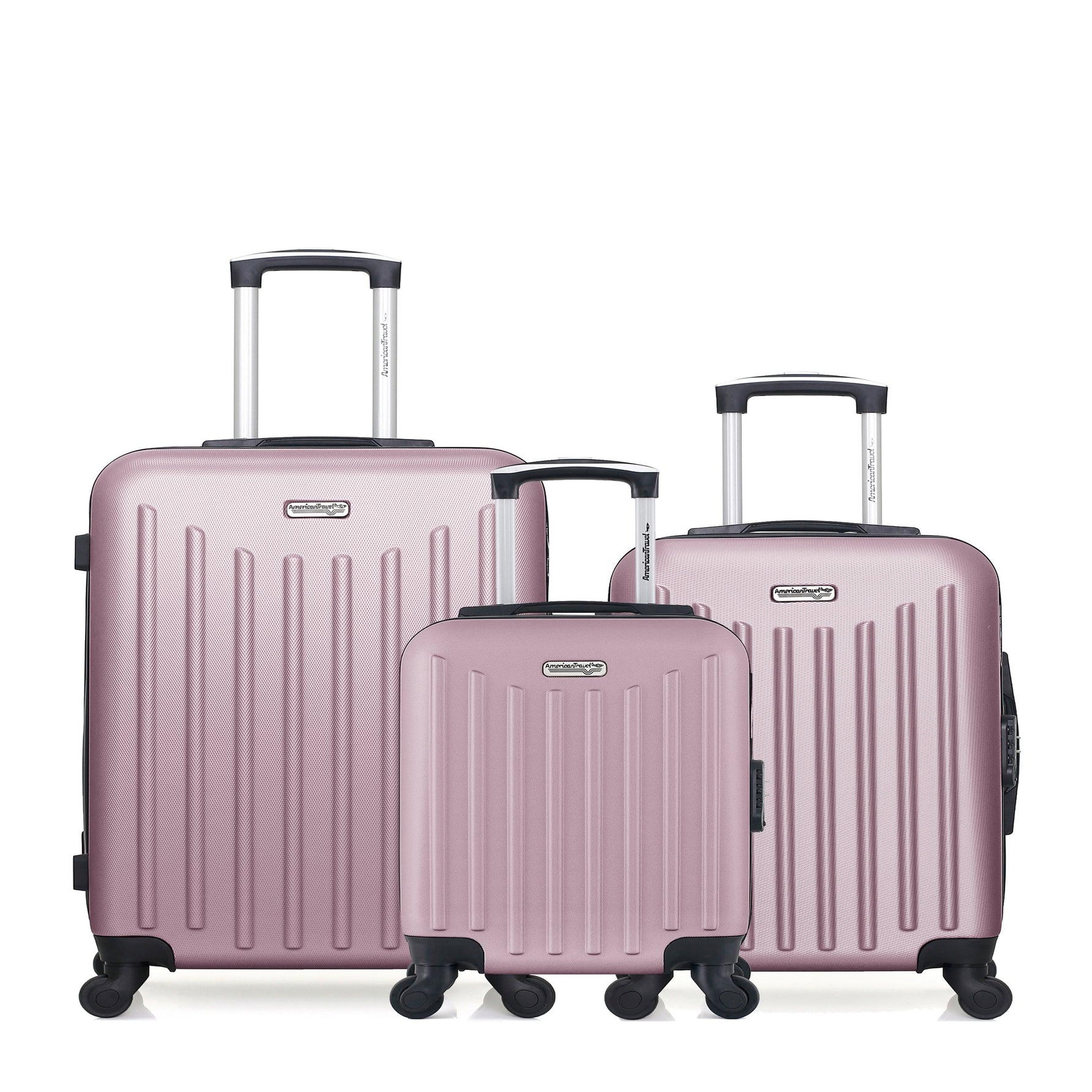 AMERICAN TRAVEL American travel - lot de 3 - valise weekend, valise cabine et valise cabine xxs brooklyn