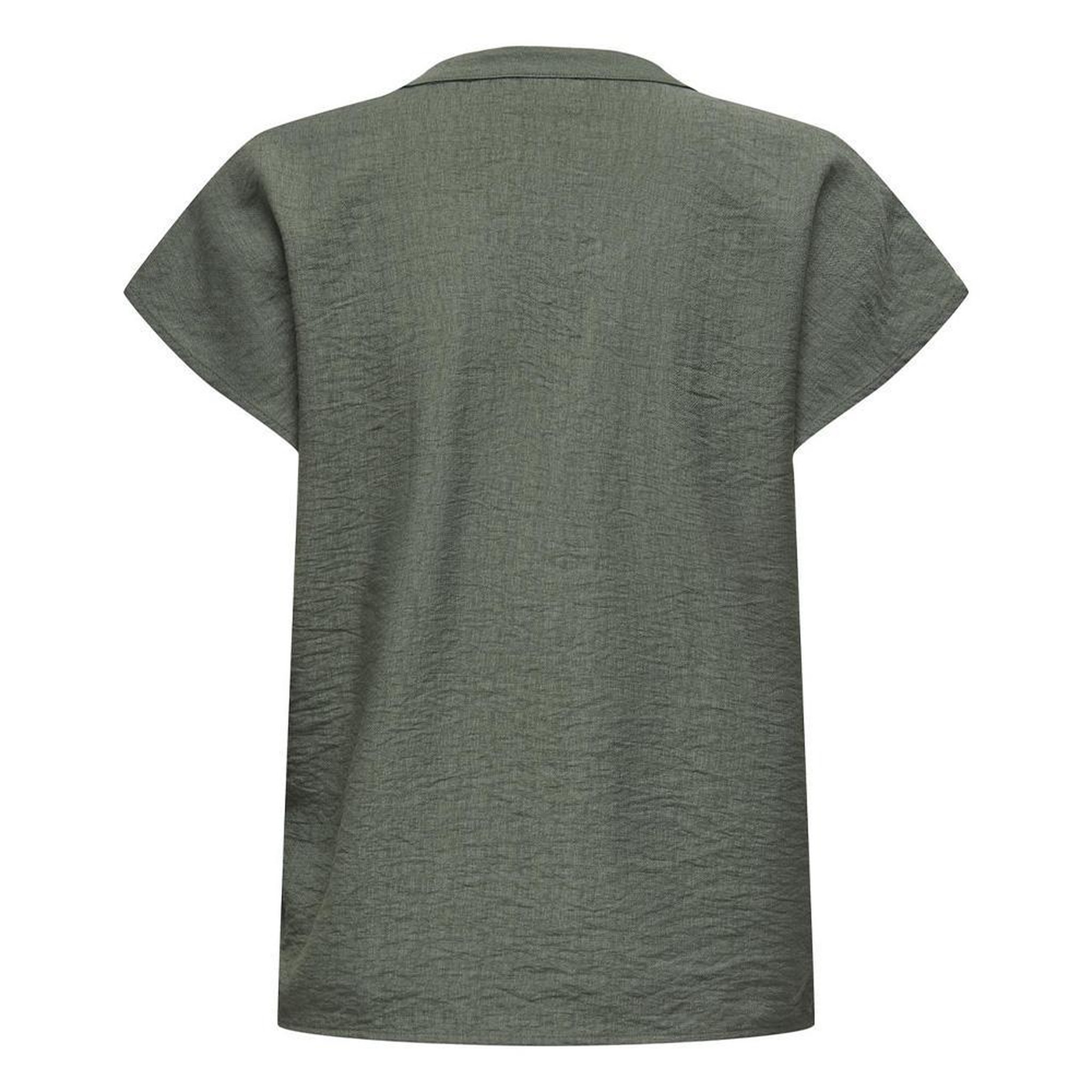Voir la diapositive 2 : JACQUELINE DE YONG Blouse Kaki Femme JDY Pepper