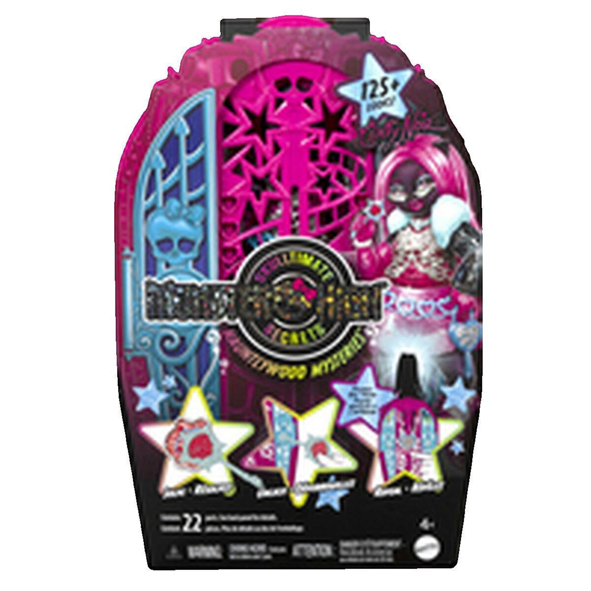 Voir la diapositive 2 : MATTEL Poupée Monster High Mattel Catty Noir articulée avec placard et accessoires