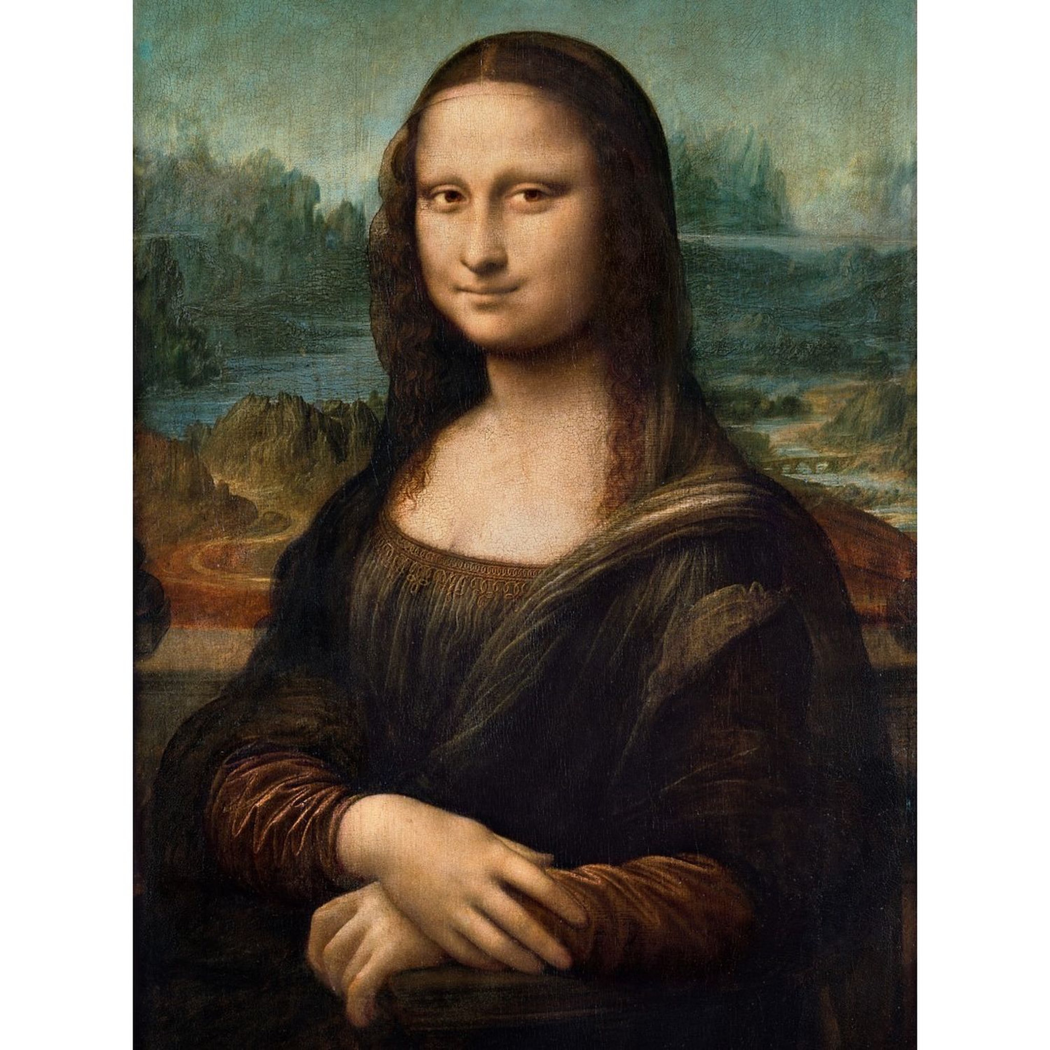 Voir la diapositive 2 : CLEMENTONI Puzzle 1000 pièces La Joconde Léonard de Vinci