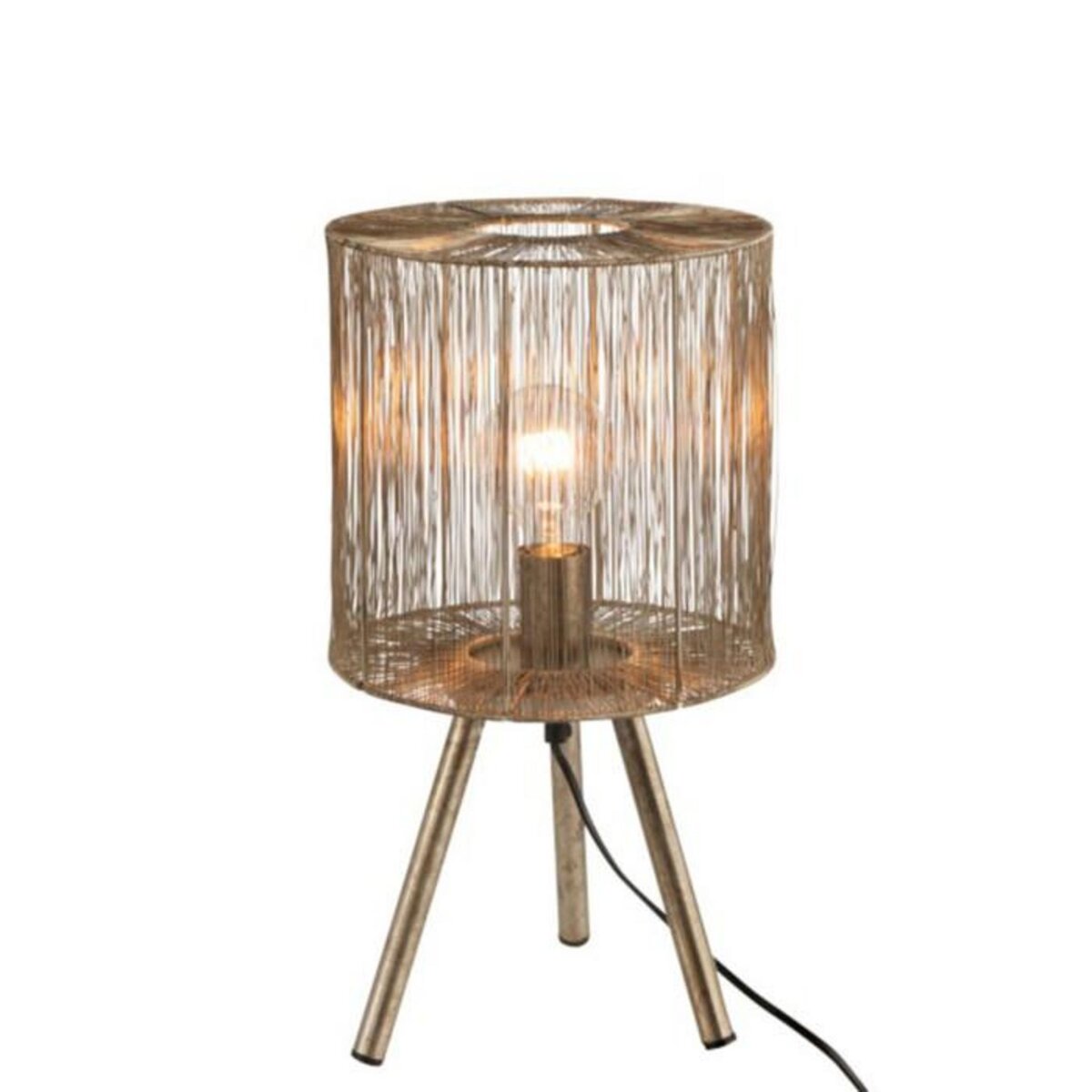 Paris Prix Lampe à Poser Trépied  Lofty  45cm Rouille