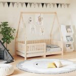 VIDAXL Cadre de lit pour enfant 70x140 cm bois de pin massif