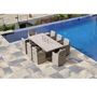 Voir la diapositive 1 : Salon de jardin encastrable 8 personnes ACACIA