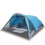 Voir la diapositive 2 : VIDAXL Tente de cabine familiale 6 personnes bleu impermeable