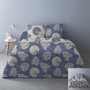 Voir la diapositive 4 : Dourev Housse de couette 240x220 Olivia bleu + 2 taies
