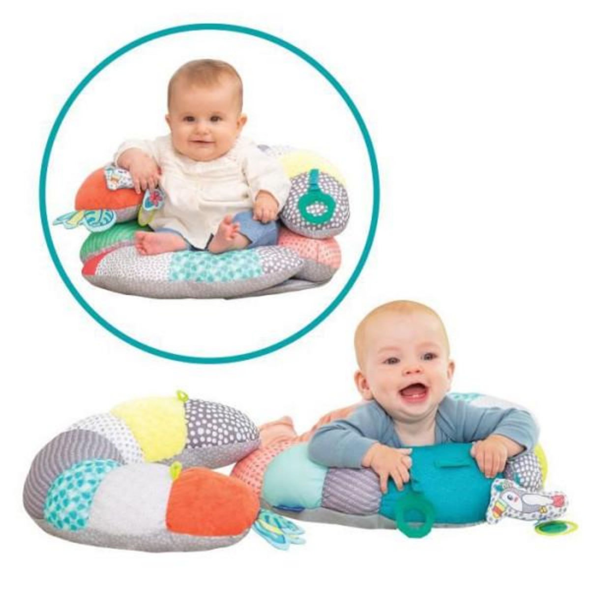 INFANTINO Coussin d'activités 2-in-1 INFANTINO Tummy Time