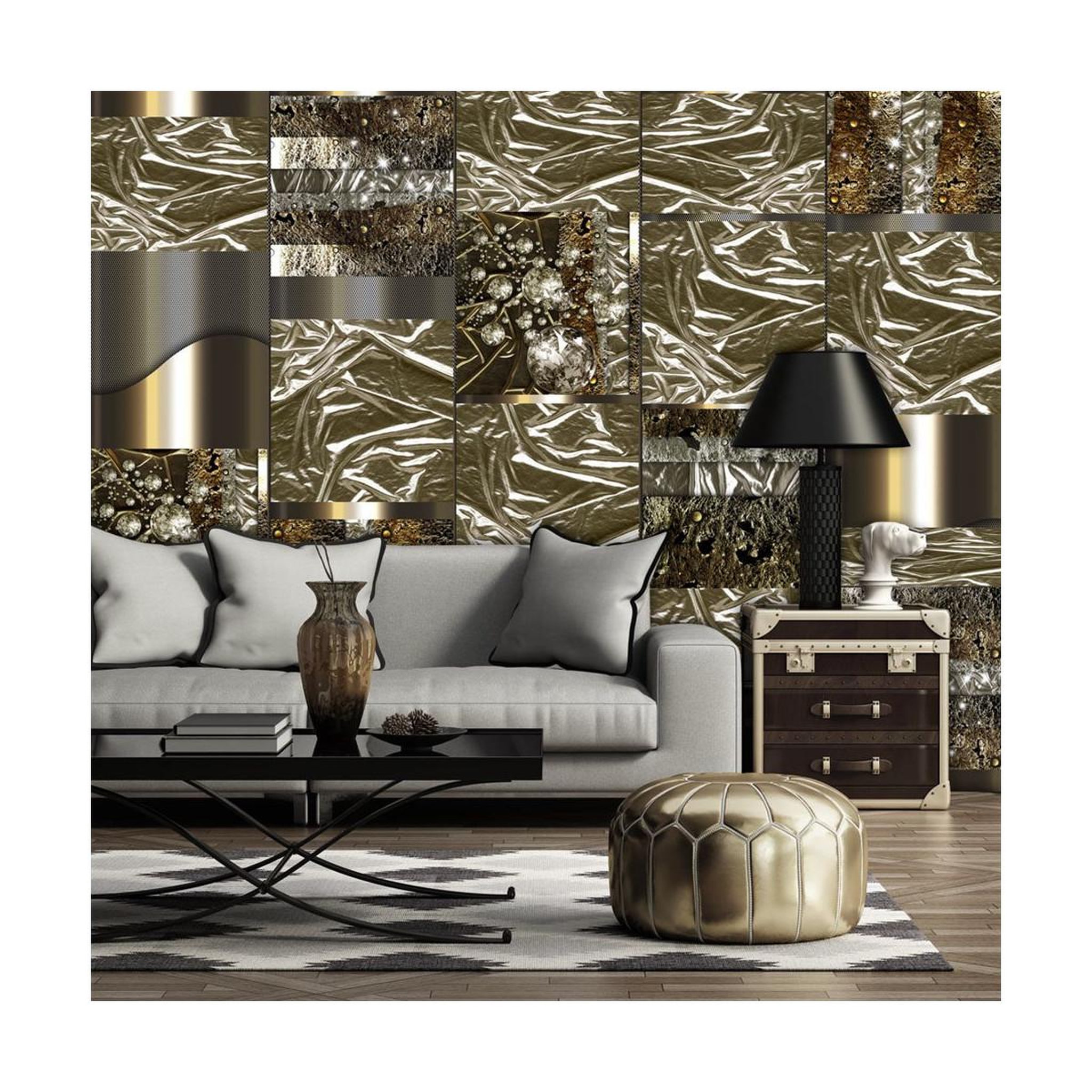 Paris Prix Papier peint  aurea mediocritas  50x1000cm