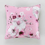 Voir la diapositive 2 : Paris Prix Housse de Coussin  Velvet Flower  60x60cm Rose