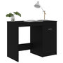 Voir la diapositive 5 : VIDAXL Bureau Noir 100x50x76 cm Bois d'ingenierie