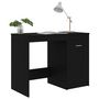 Voir la diapositive 5 : VIDAXL Bureau Noir 100x50x76 cm Bois d'ingenierie