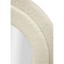 Voir la diapositive 4 : Paris Prix Miroir Mural en Tissu Bouclé  Teddy  160cm Crème