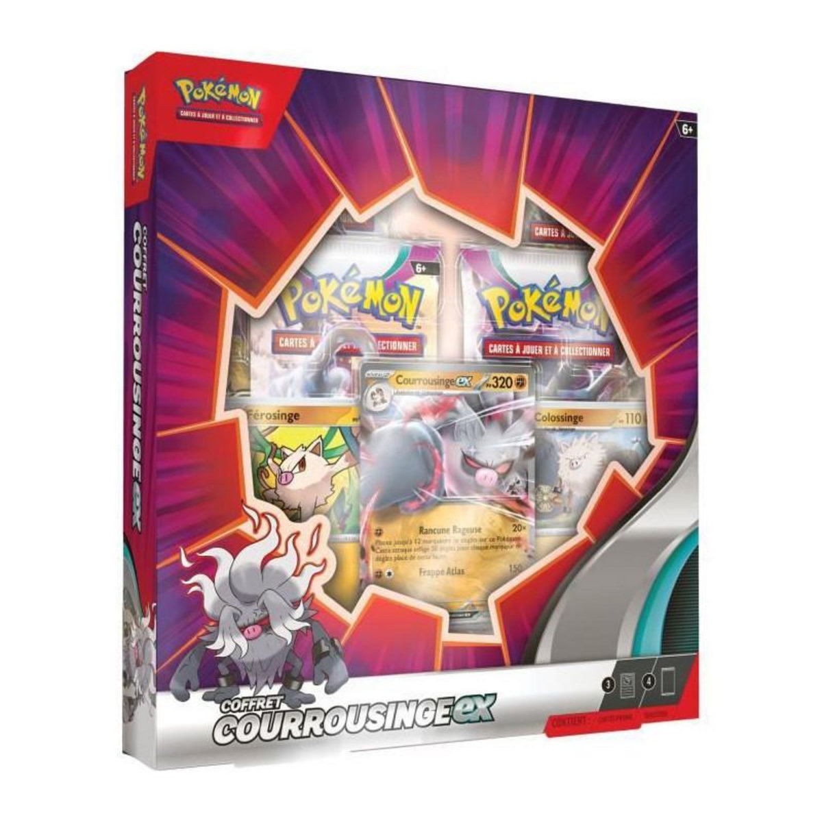 Asmodee Pokémon : Coffret Courrousinge-ex juillet 2023