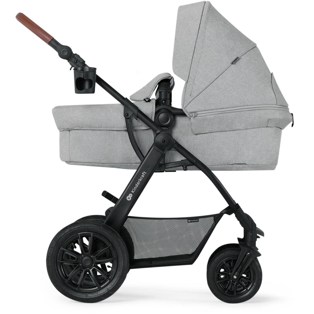 KINDERKRAFT Poussette multifonctions XMOOV 3en1  GRIS CLAIR