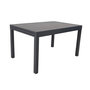 Voir la diapositive 1 : SWEEEK Table de jardin ELORA extensible aluminium, 8 places