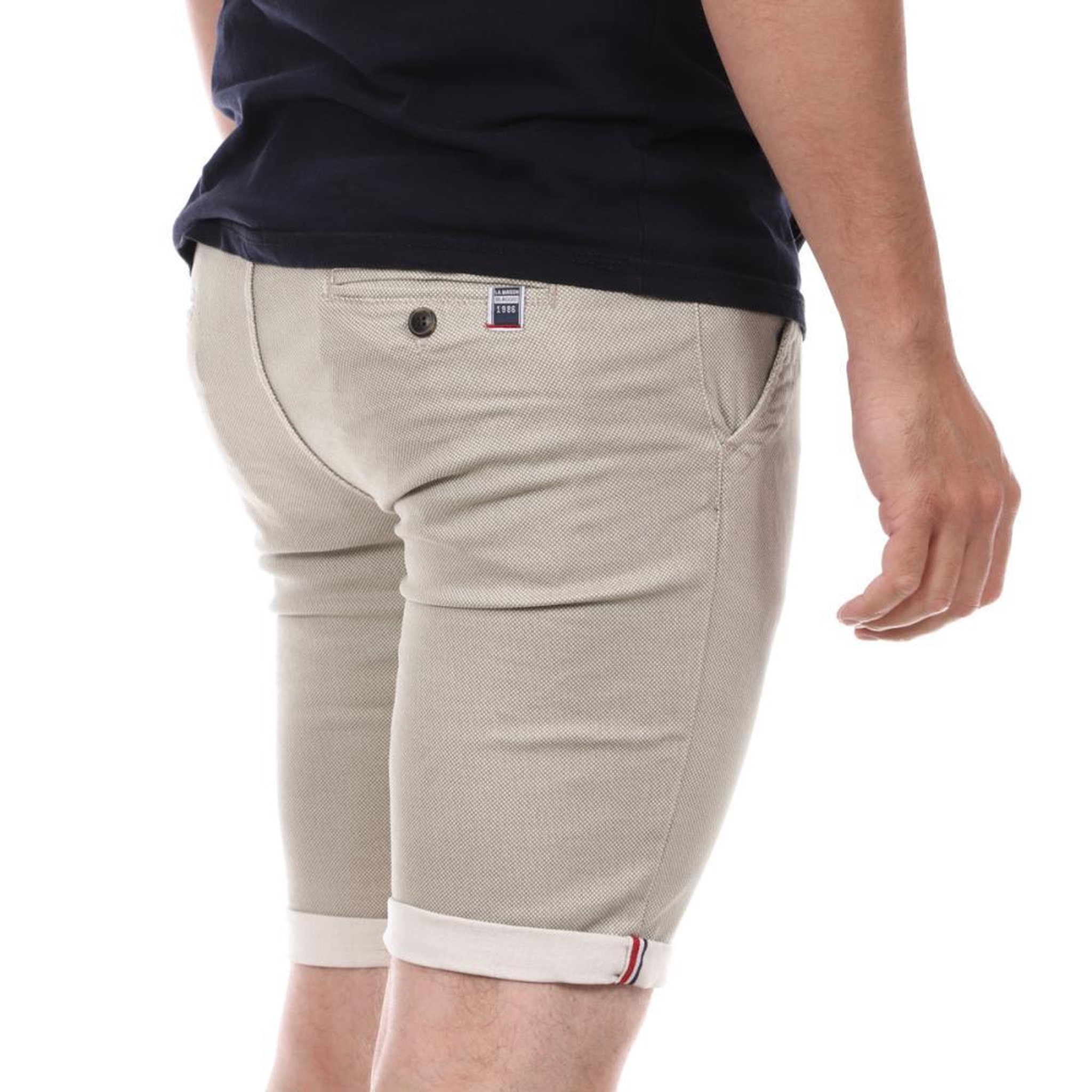 Voir la diapositive 2 : LA MAISON BLAGGIO Short gris homme la maison blaggio varen
