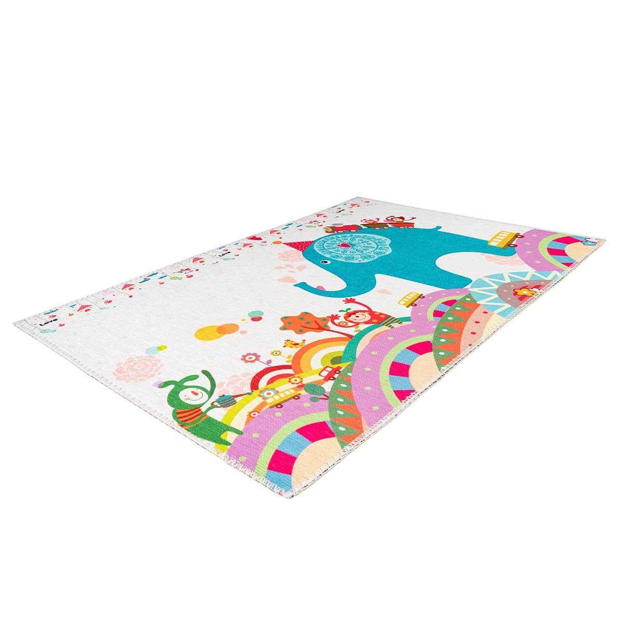 Voir la diapositive 2 : Paris Prix Tapis Enfant Imprimé  Coco  Multicolore