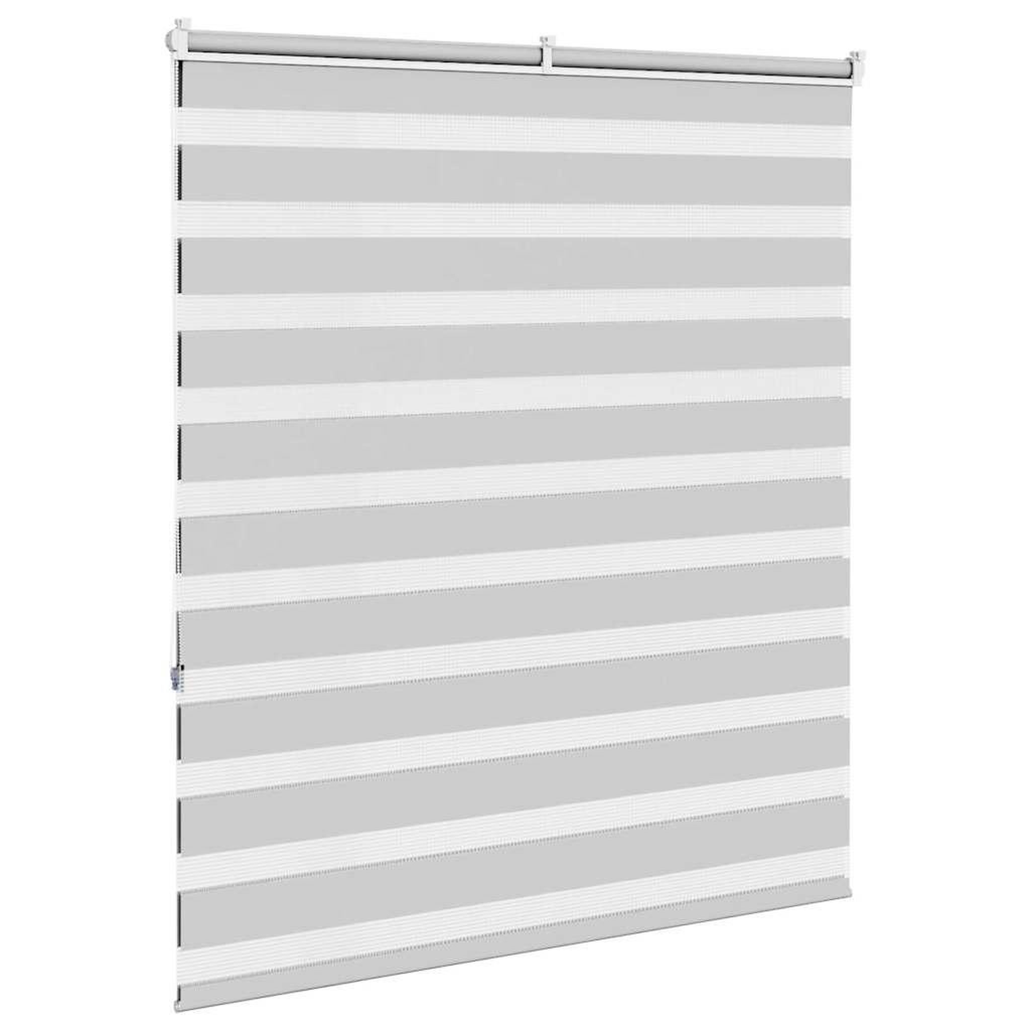 Voir la diapositive 4 : VIDAXL Store zebre gris clair largeur du tissu 130,9 cm polyester