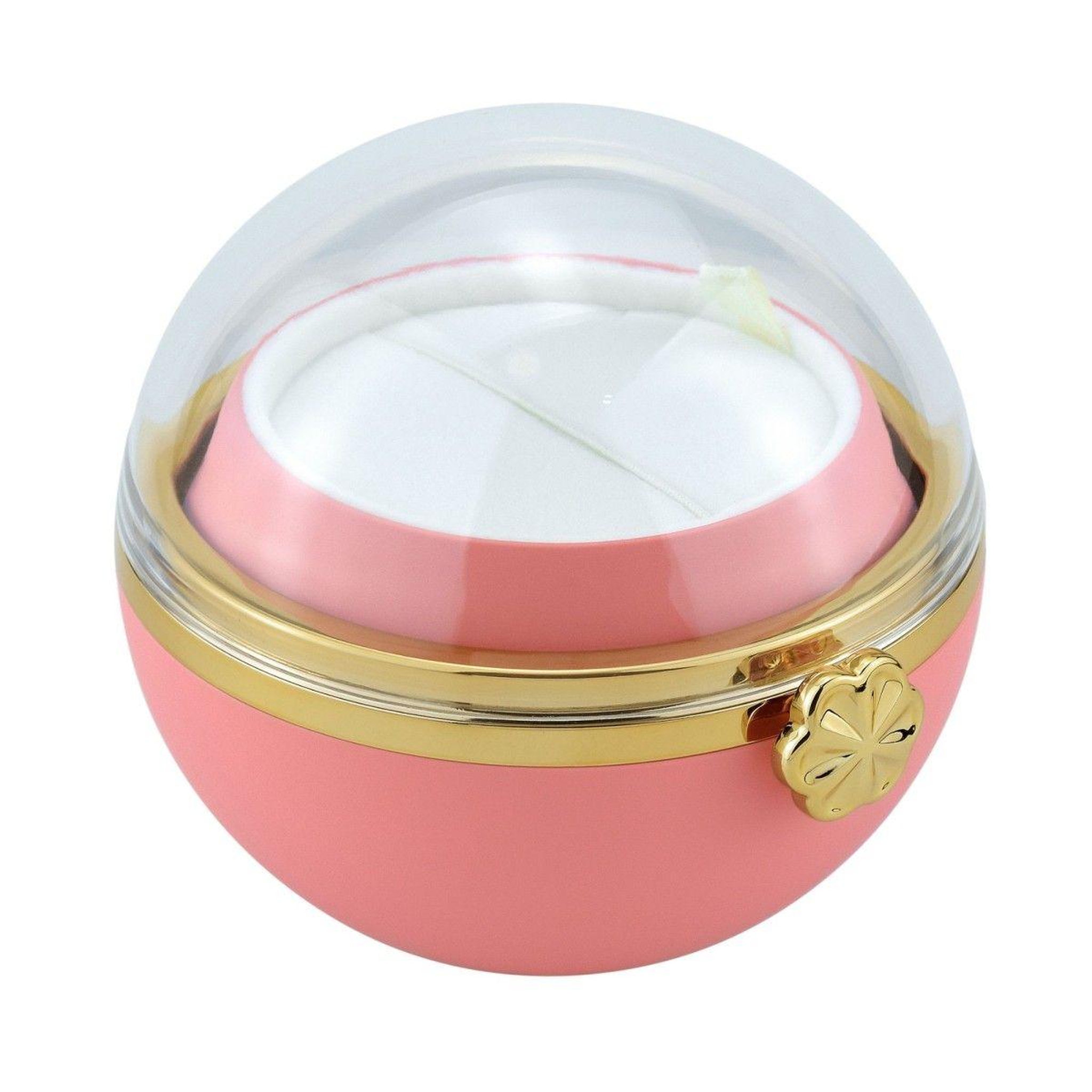 Voir la diapositive 3 : SC CRYSTAL Boite à bijoux décorée d'une rose éternelle - stabilisée rose
