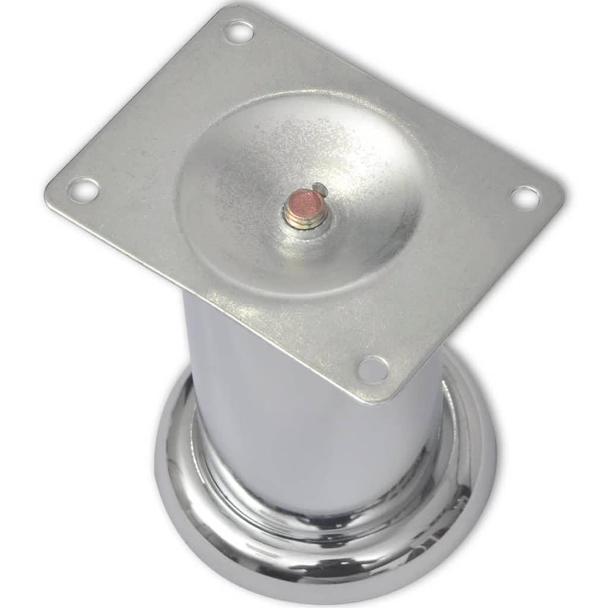 Voir la diapositive 3 : VIDAXL Pieds ronds de canape 4 pcs Chrome 60 mm