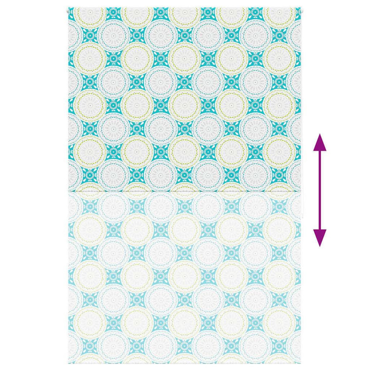 VIDAXL Store enrouleur de douche 160x240 cm largeur du tissu 156 cm