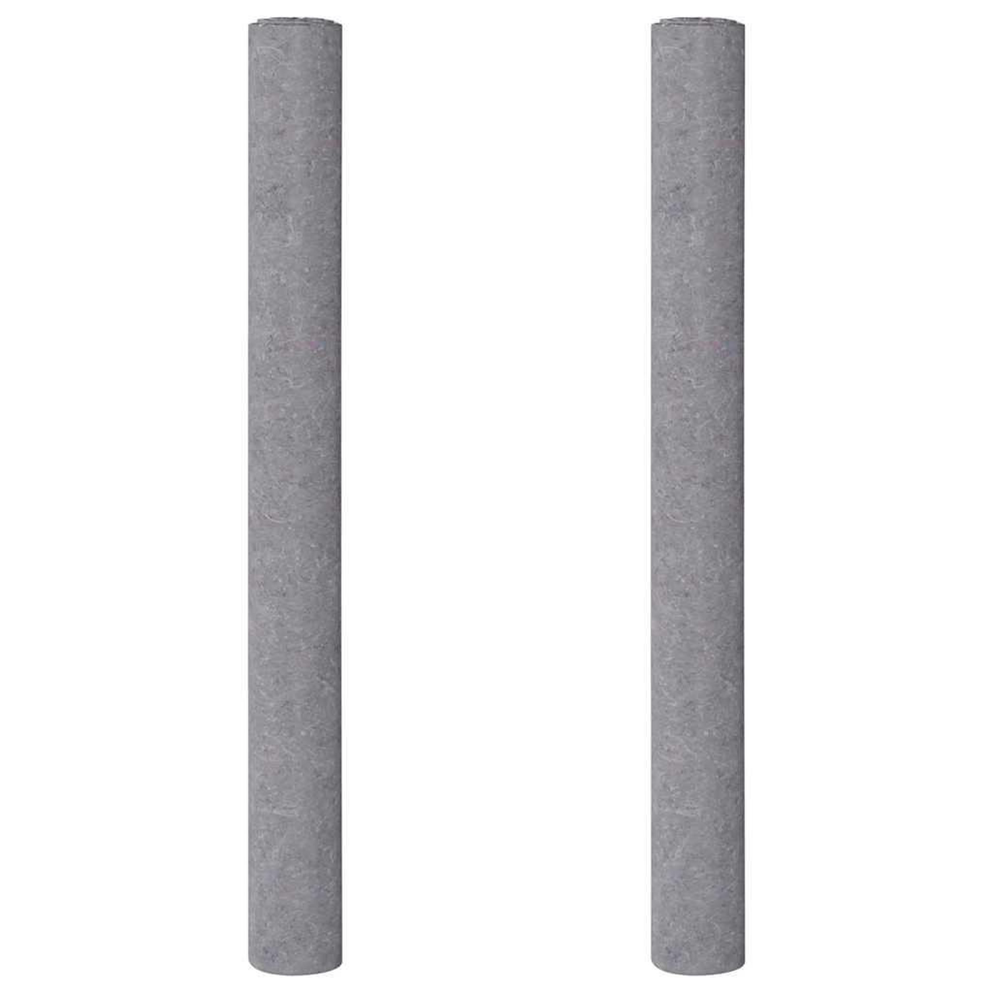 Voir la diapositive 2 : VIDAXL Polaires de peintre antiderapantes 2 pcs 515 cm 180 g/m² gris