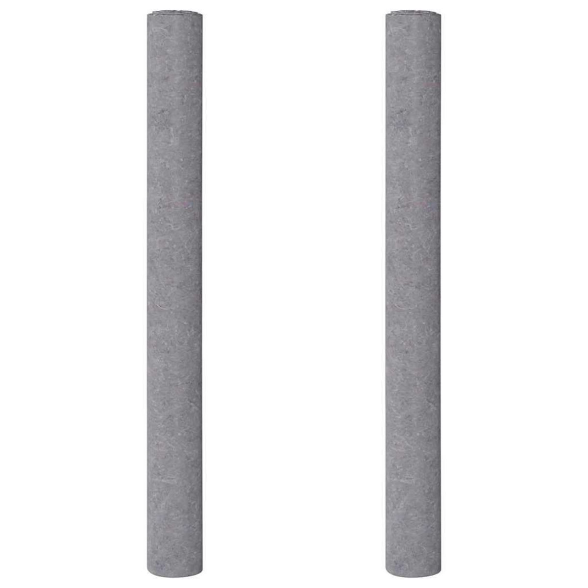 VIDAXL Polaires de peintre antiderapantes 2 pcs 515 cm 180 g/m² gris