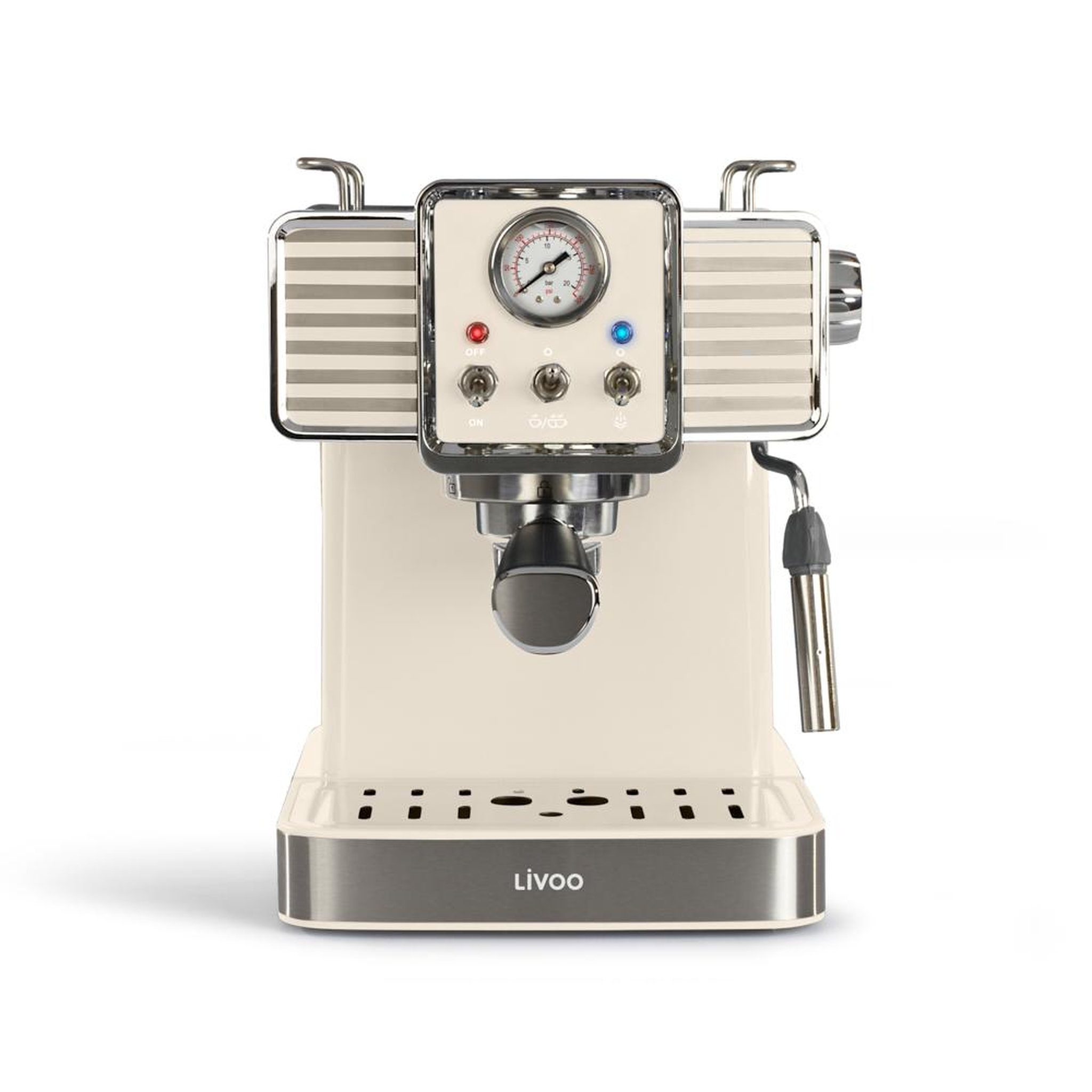 LIVOO Machine à expresso 15bars crème - dod174c