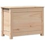 Voir la diapositive 2 : VIDAXL Boîte de rangement 60x32x45,5 cm Bois massif de pin