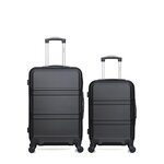 HERO HERO - Lot de 2 - Valise weekend et valise cabine UTAH. Coloris disponibles : Beige, Gris, Bleu