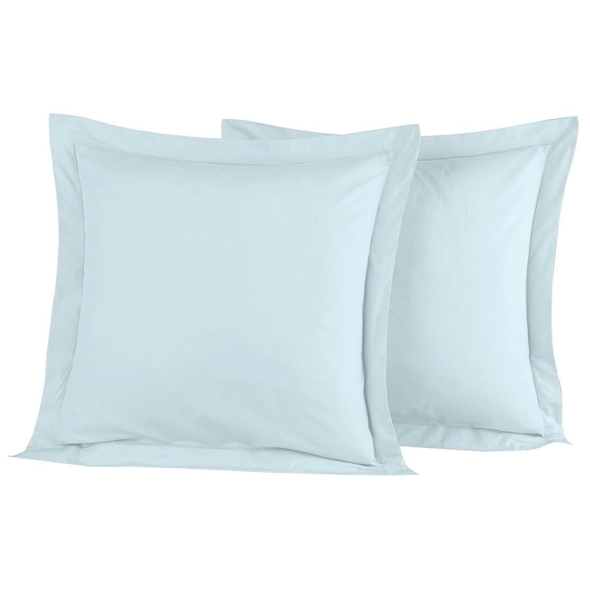 Sensei Maison Lot de 2 taies d'oreiller en percale de coton SOFT PERCALE