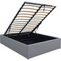 Voir la diapositive 3 : Habitat et Jardin Lit double en PVC avec coffre  Ava  - 140 x 190 cm - Gris