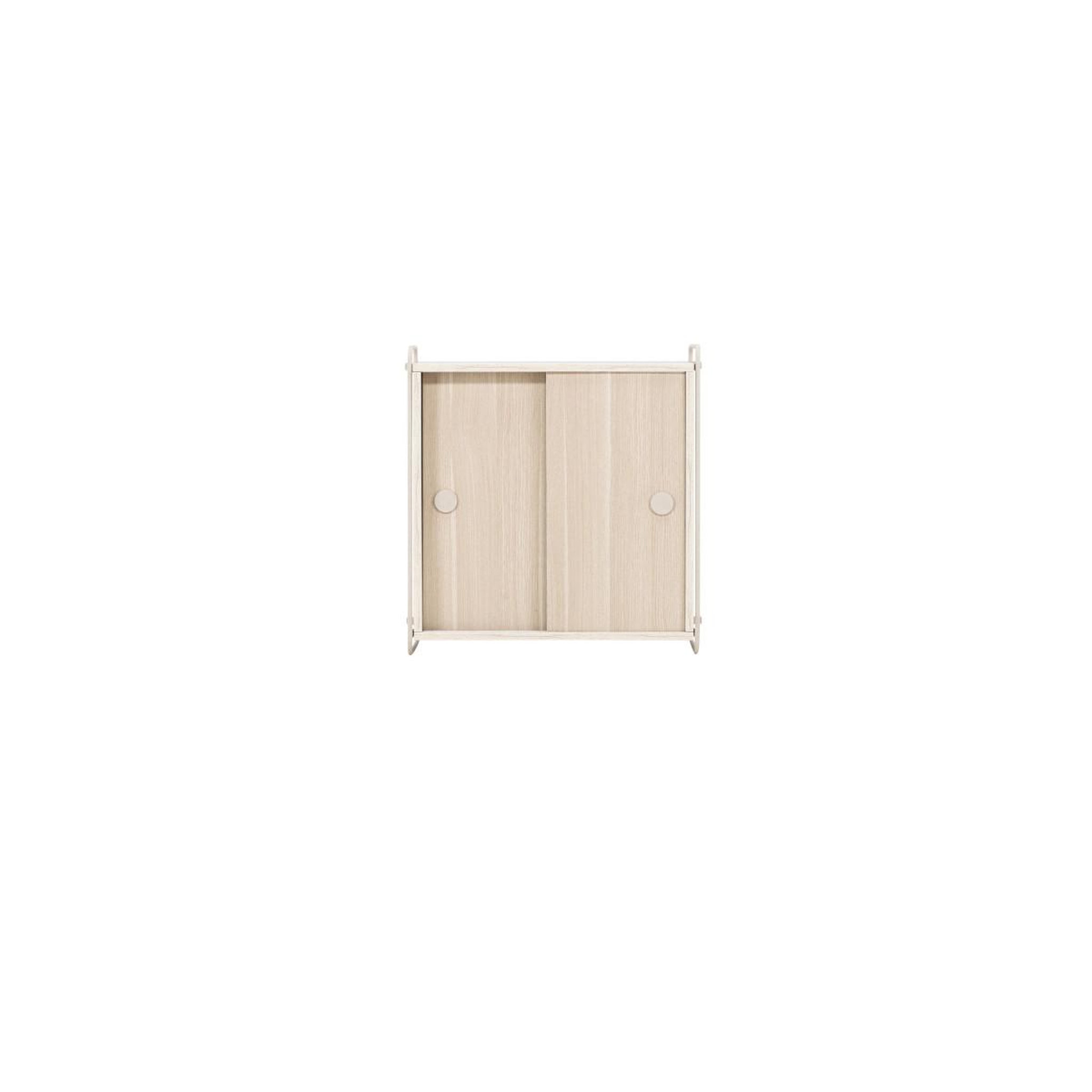 Voir la diapositive 2 : Paris Prix Étagère murale 2 portes  paris  68cm naturel