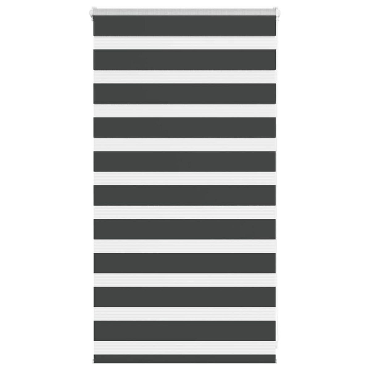 VIDAXL Store zebre noir 85x100 cm largeur du tissu 80,9 cm polyester