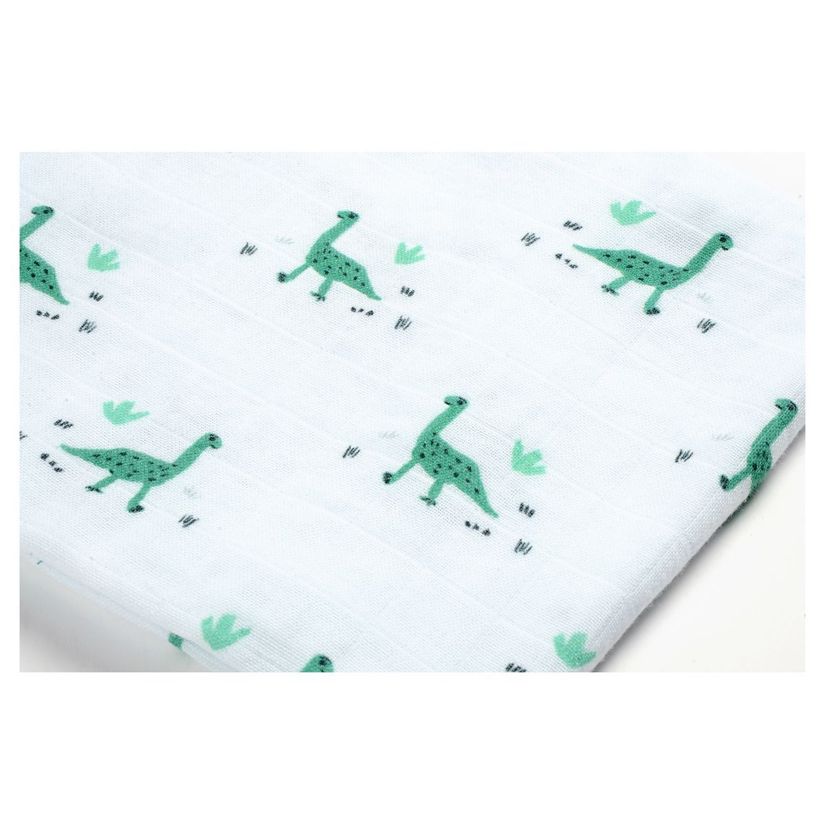 BEABA Boite de 3 Langes en coton bio Jurassique