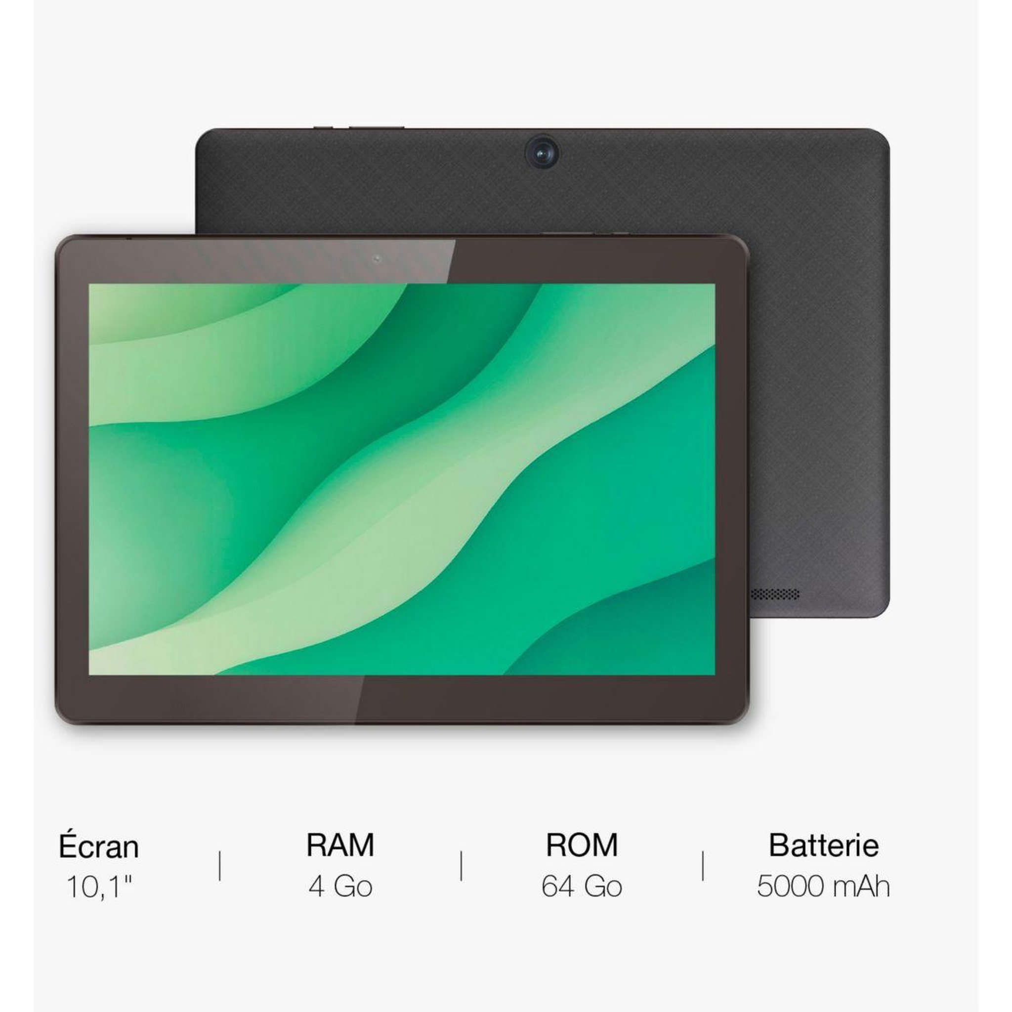 Voir la diapositive 2 : Logicom Tablette android tab 210 noir 64go
