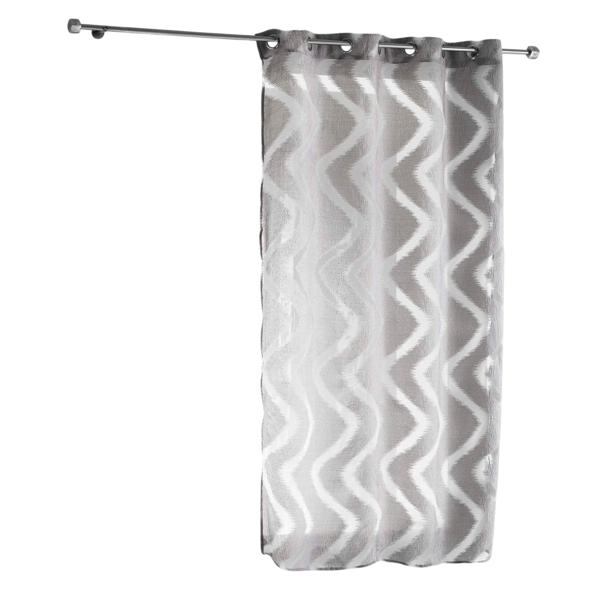 Eden Panneau a oeillets rideau voile zapy. Coloris disponibles : Gris