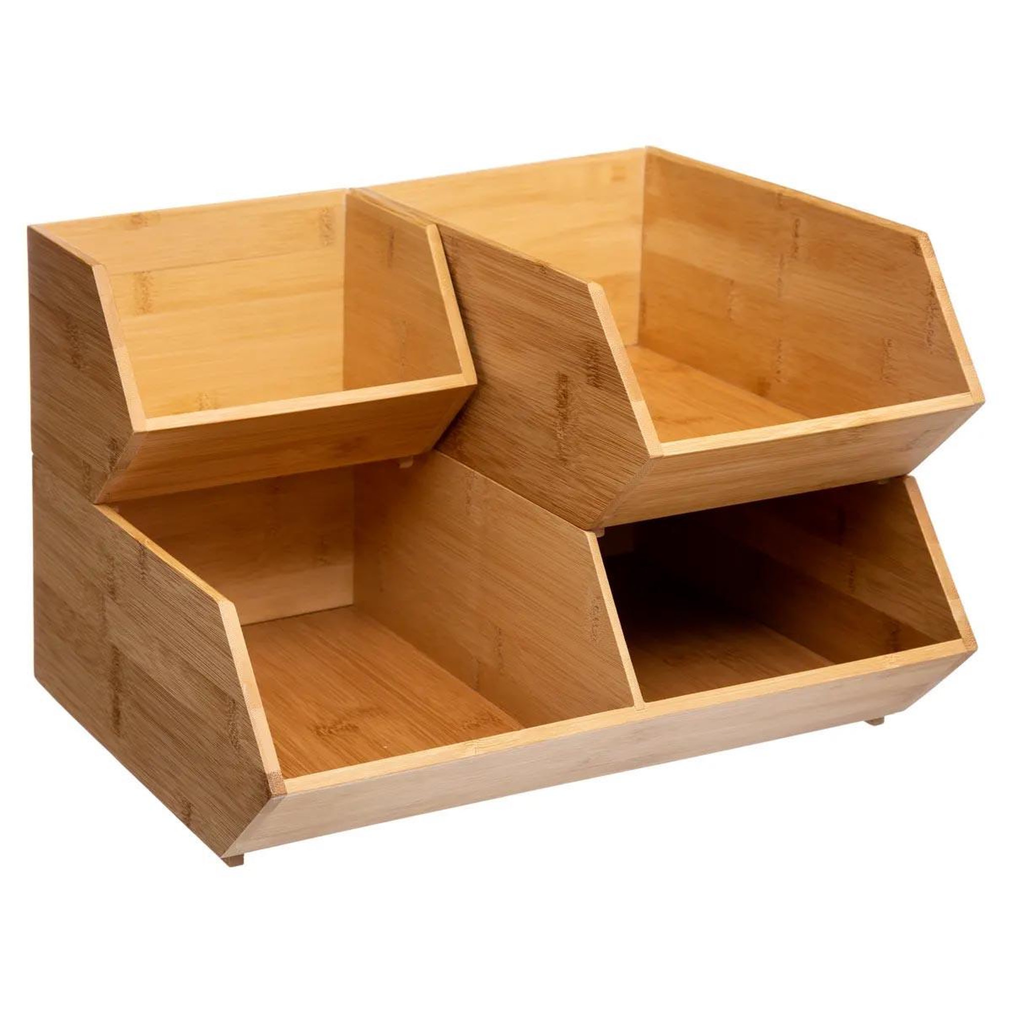 Voir la diapositive 2 : FIVE Organiseur coulissant  bambou  17cm naturel