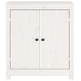Voir la diapositive 4 : VIDAXL Buffet blanc 70x35x80 cm bois massif de pin