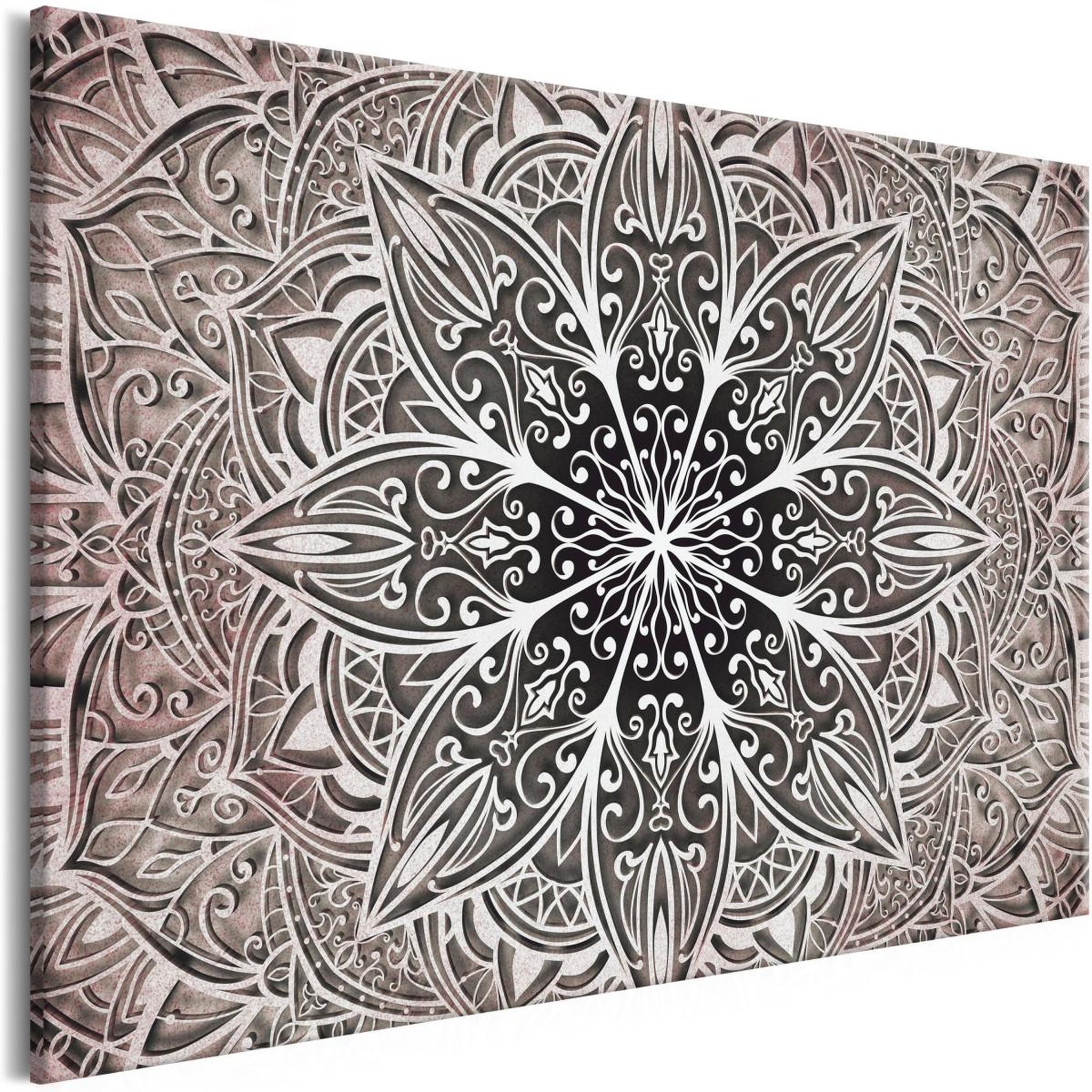 Voir la diapositive 1 : Paris Prix Tableau Imprimé  Oriental Flowers Narrow Pink