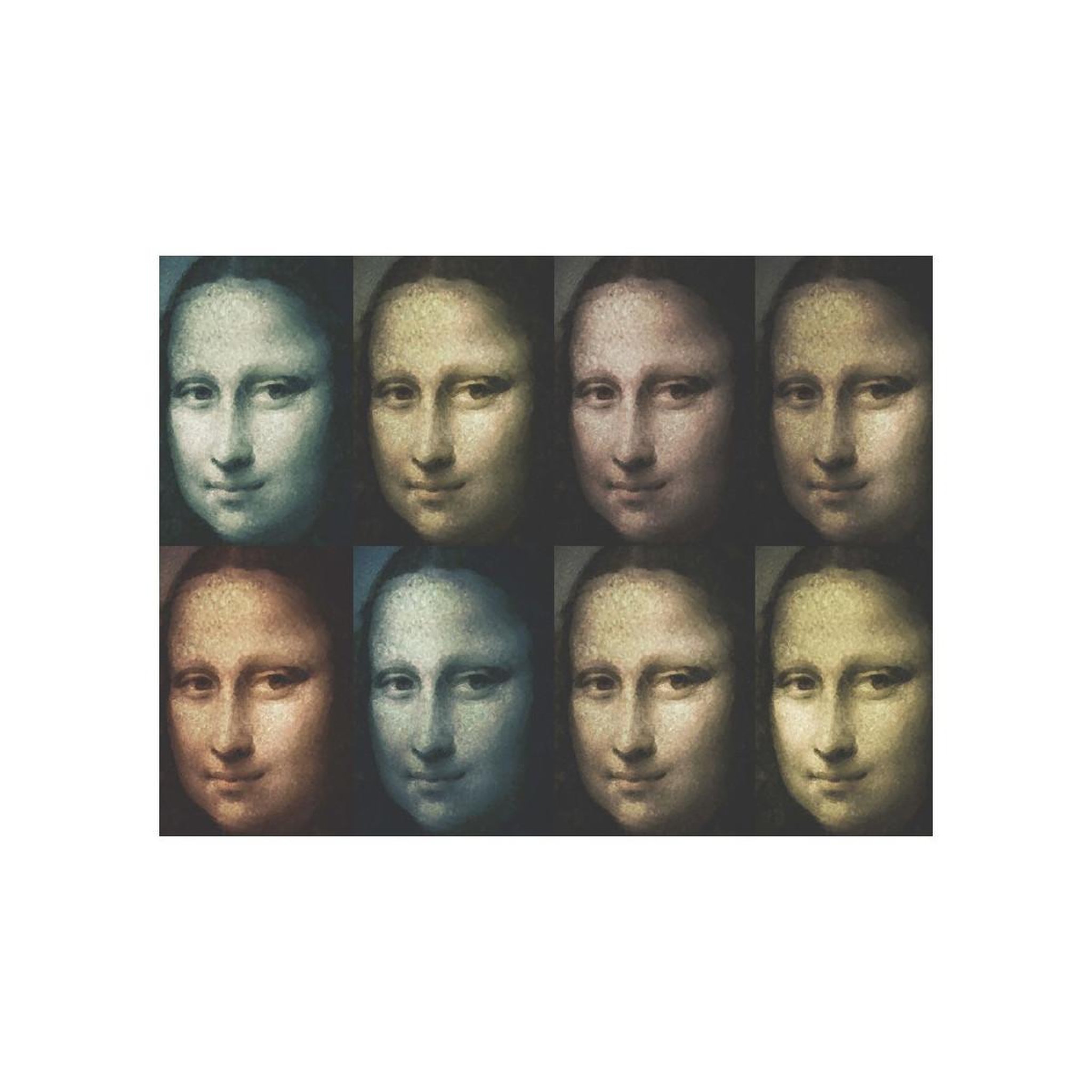 Voir la diapositive 2 : Paris Prix Papier Peint  La Joconde Pop Art
