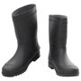 Voir la diapositive 2 : VIDAXL Bottes de pluie noir taille 45 PVC