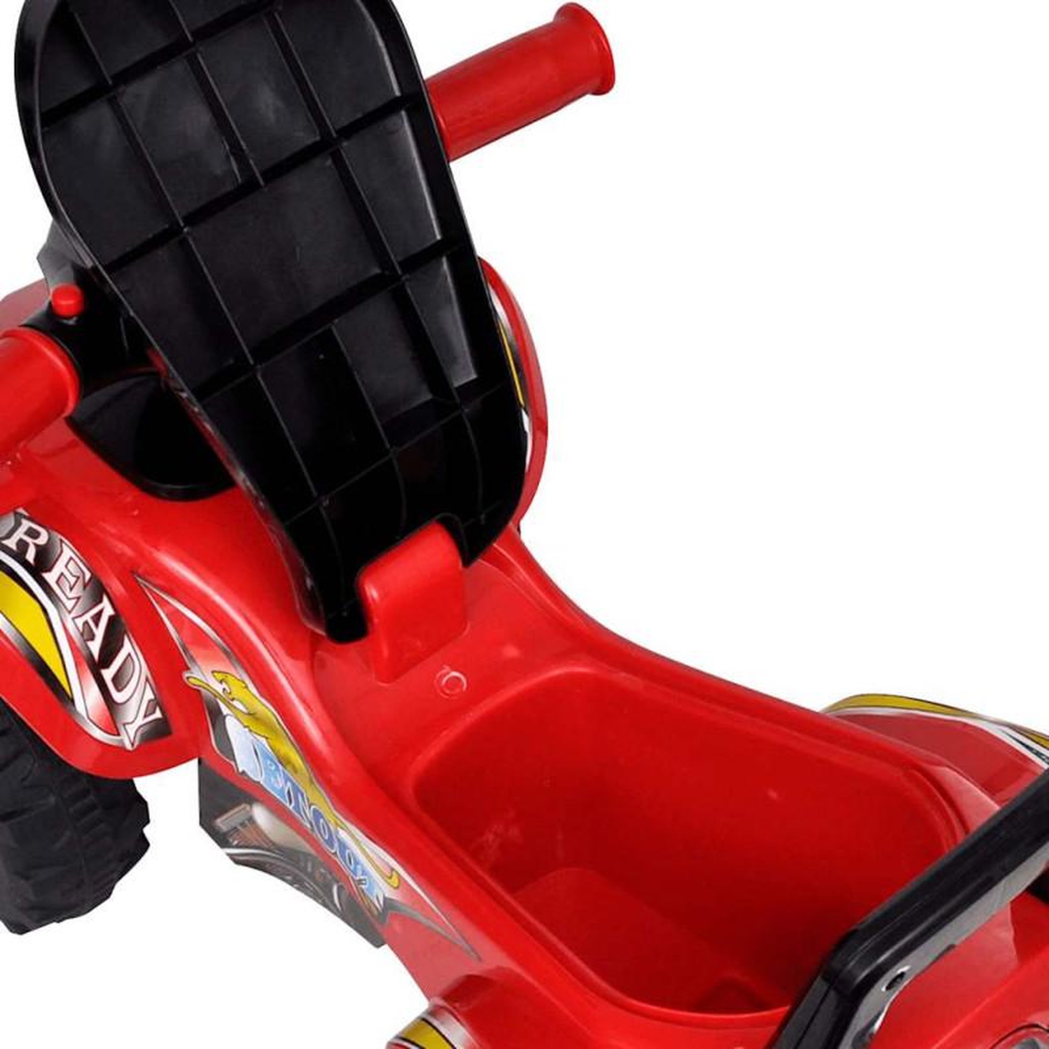 Voir la diapositive 5 : VIDAXL Quad à chevaucher enfant rouge avec son et lumière