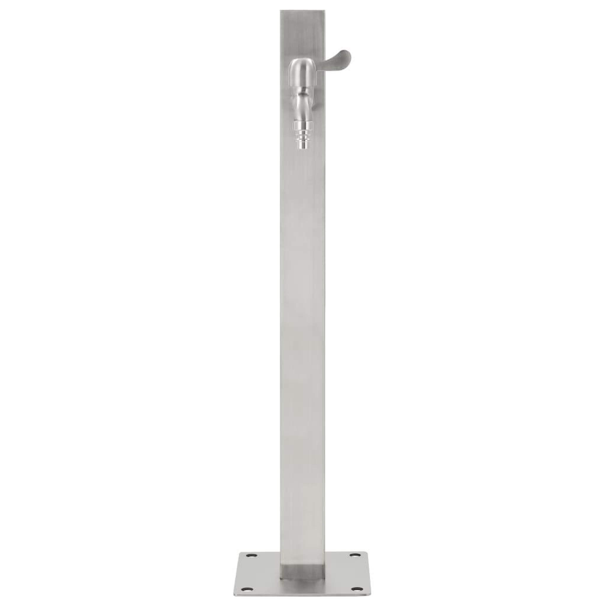 Voir la diapositive 4 : VIDAXL Colonne a eau de jardin carree Acier inoxydable 65 cm