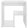 Voir la diapositive 4 : VIDAXL Tables de chevet 2pcs blanc brillant 40x30x40cm bois ingénierie