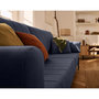 Voir la diapositive 4 : LISA DESIGN Ercolano - canapé 3 places convertible - couchage quotidien - matelas 11 cm - en velours