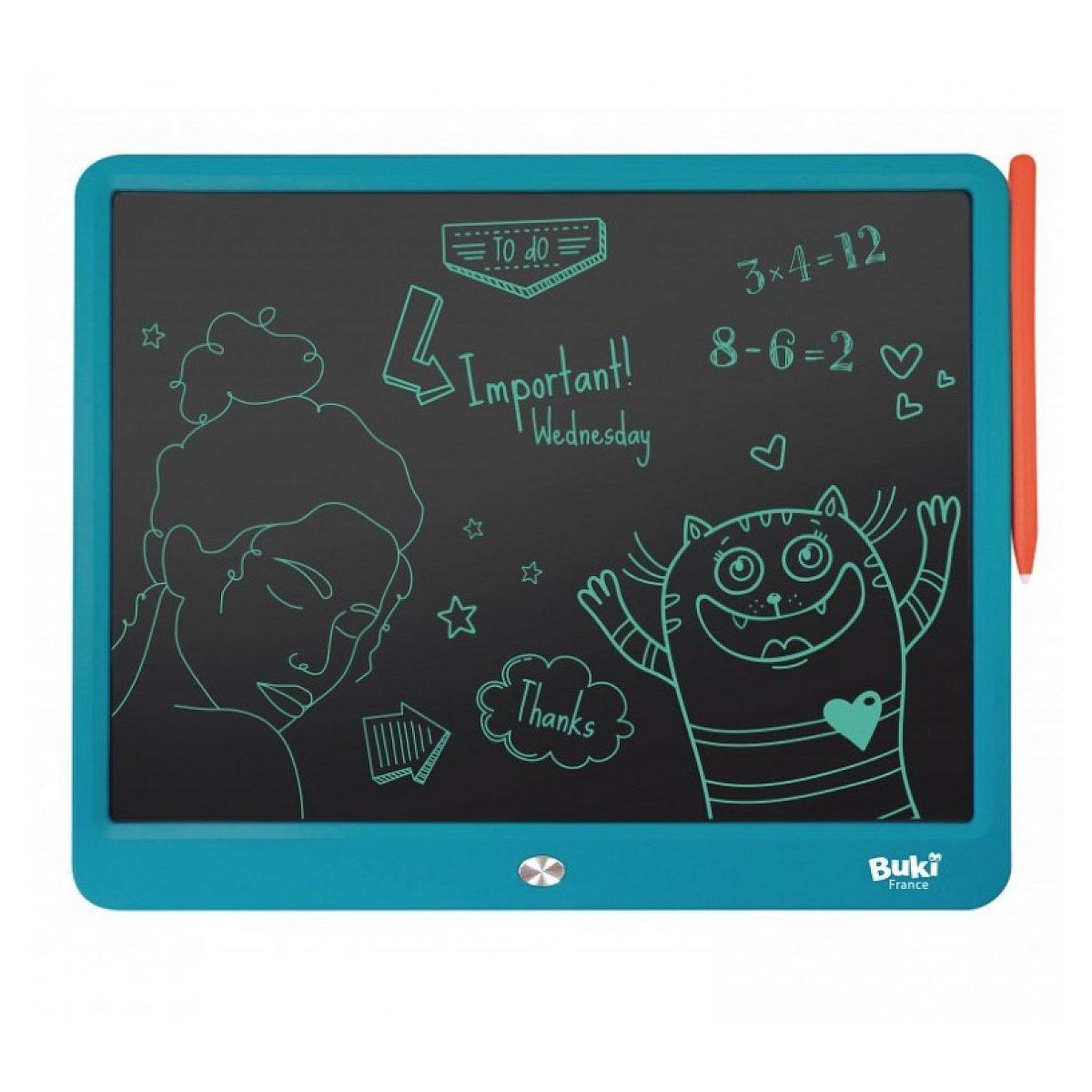 Voir la diapositive 2 : BUKI Tablette lcd a dessin xxl