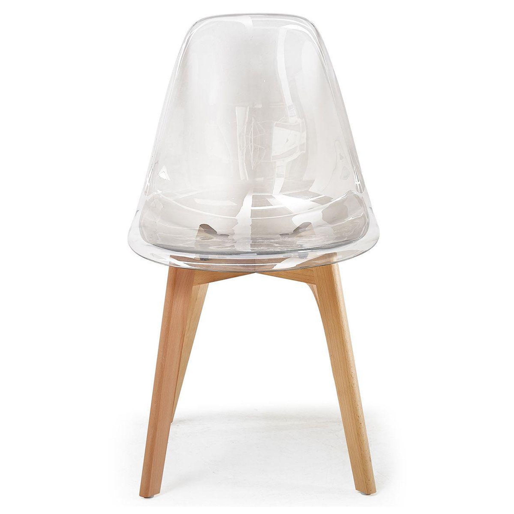 Voir la diapositive 3 : Paris Prix Lot de 2 Chaises Scandinaves  Vik  80cm Transparent