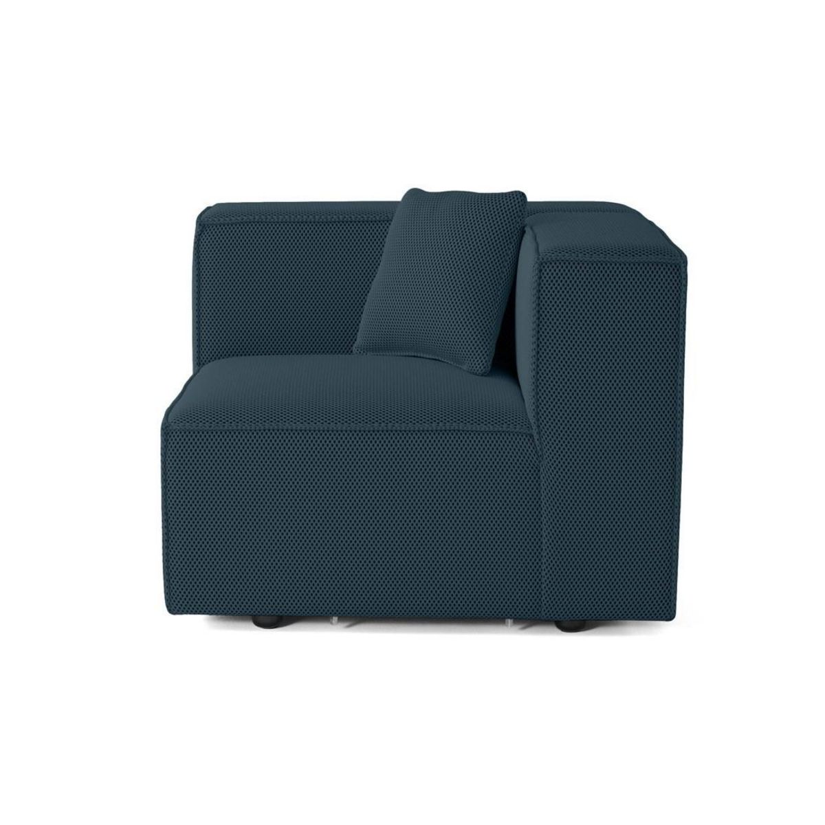 LISA DESIGN Arty - module d'assise gauche - en tissu mailles 3d