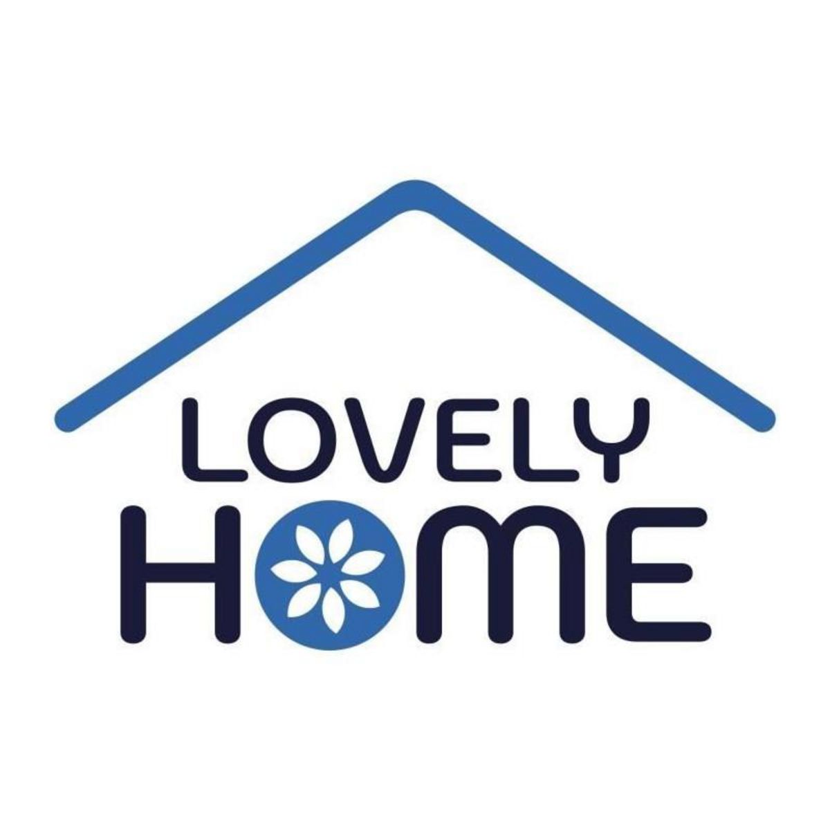 LOVELY HOME PARURE DE COUETTE LOVELY HOME - 140x200 cm - 100% COTON - BLEU