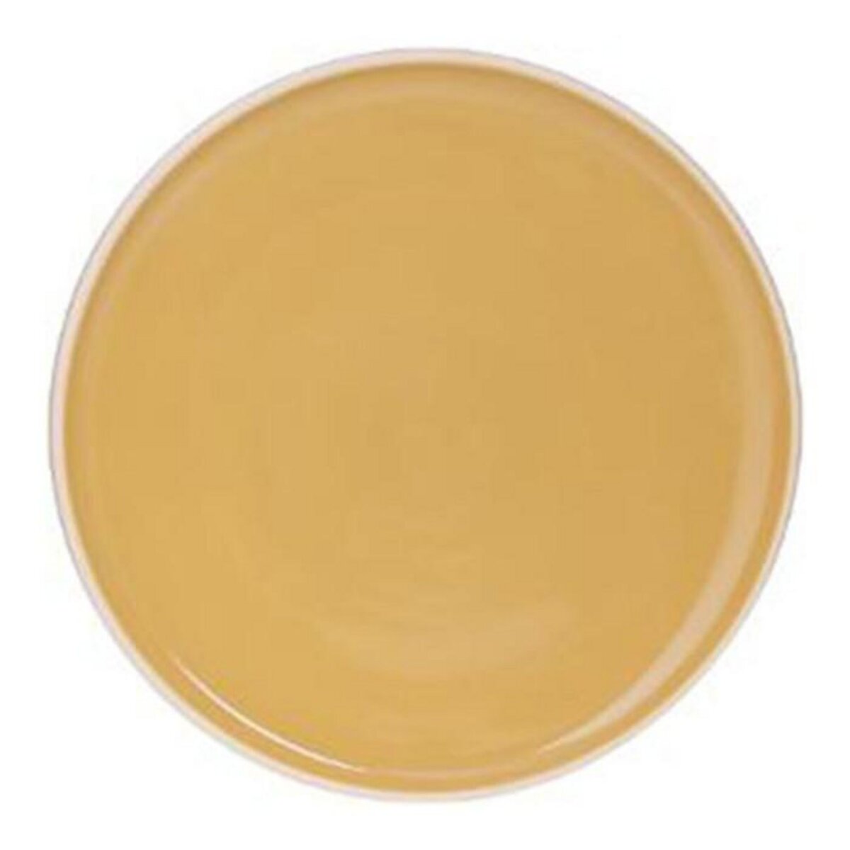 SECRET DE GOURMET Lot de 6 Assiettes à Dessert  Sofia  20cm Moutarde